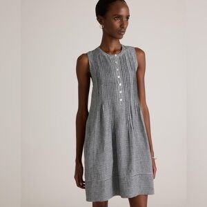 Quince Black and White Mini Dress